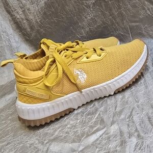 U.S. Polo Assn. Mustard Sneakers with White Sole